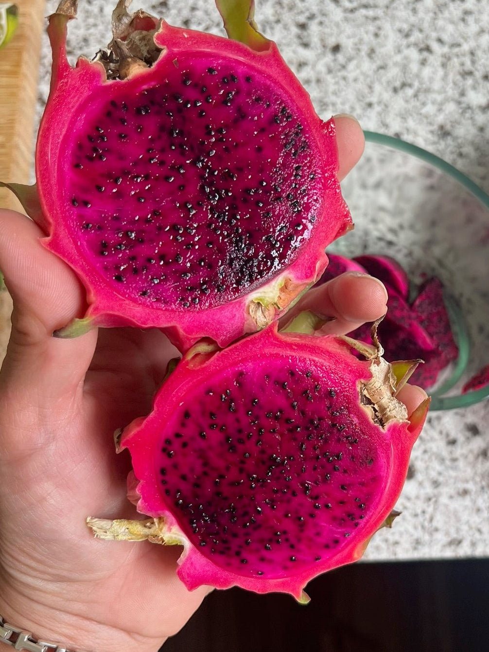 Purple dragon fruit