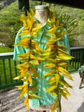 Lei lā`ī maile style [ti leaf]